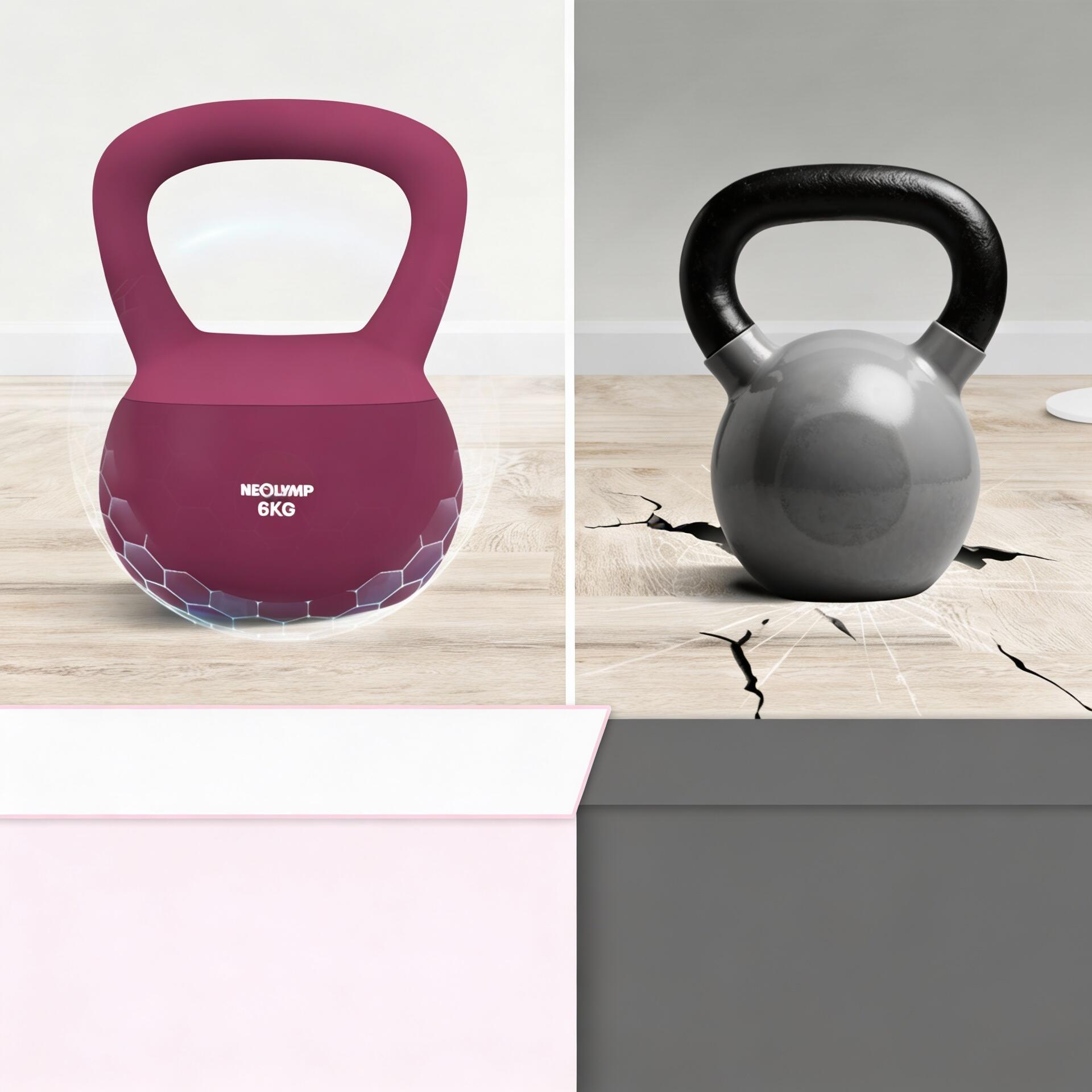 6 kg Soft Kettlebell voor krachttraining – Antislip grip, ideaal voor trainingen 7/7