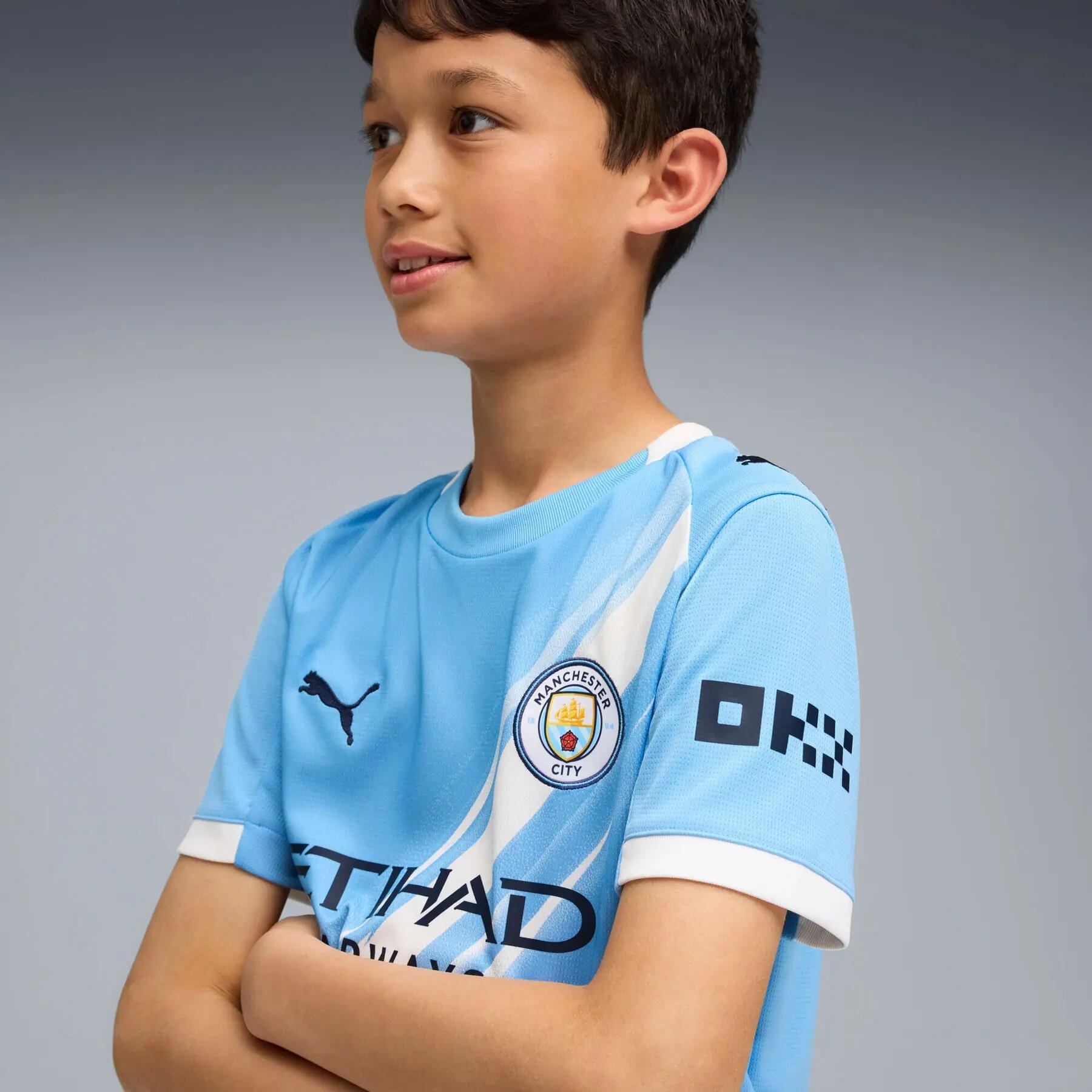 Camiseta Local niño Manchester City 2025/26 6/6