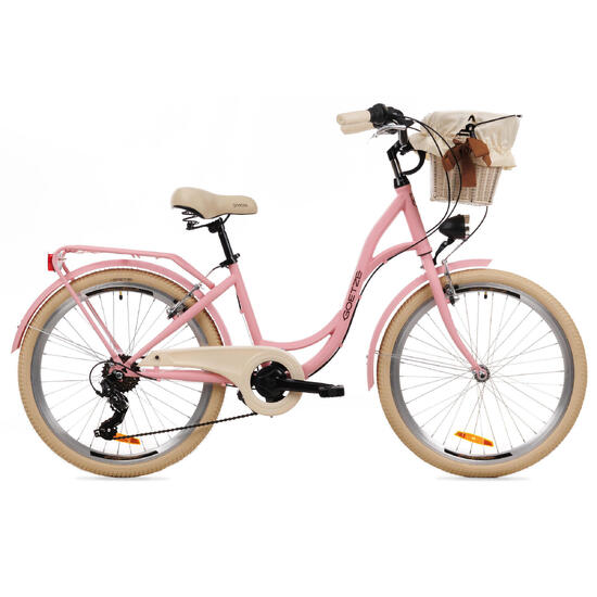 Rower miejski GOETZE Mood 24 Newline 6B Shimano, kosz