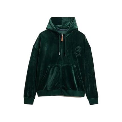Damen Kapuzenjacke aus Velours Superdry Country Club