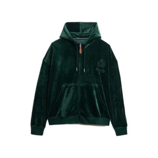 Damen Kapuzenjacke aus Velours Superdry Country Club