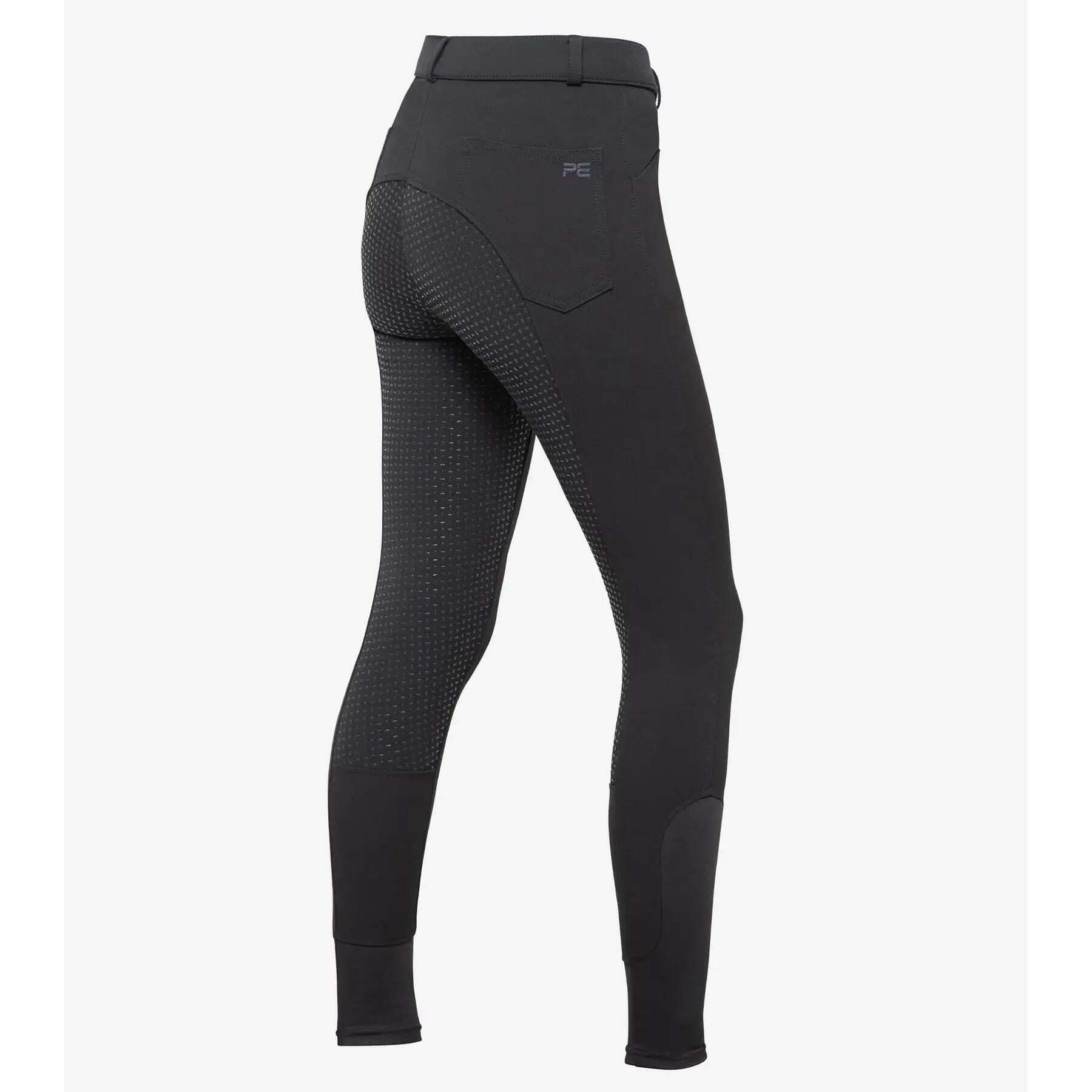 Pantalon équitation full grip fille Premier Equine Brava 2/5