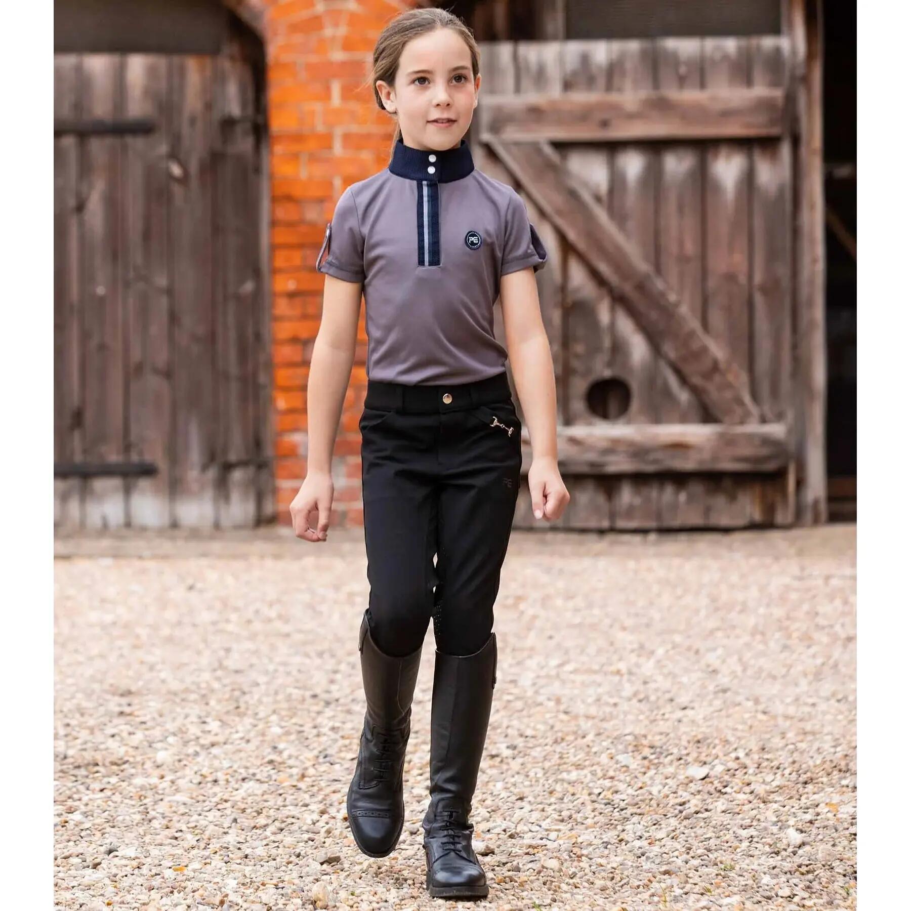 Pantalon équitation full grip fille Premier Equine Brava 4/5