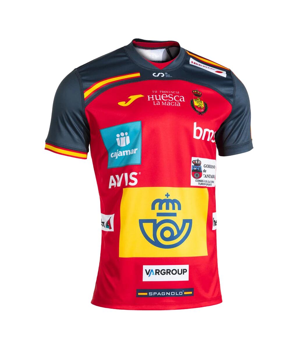 Camiseta Joma España Balonmano Masculino Roja 2026 3/4