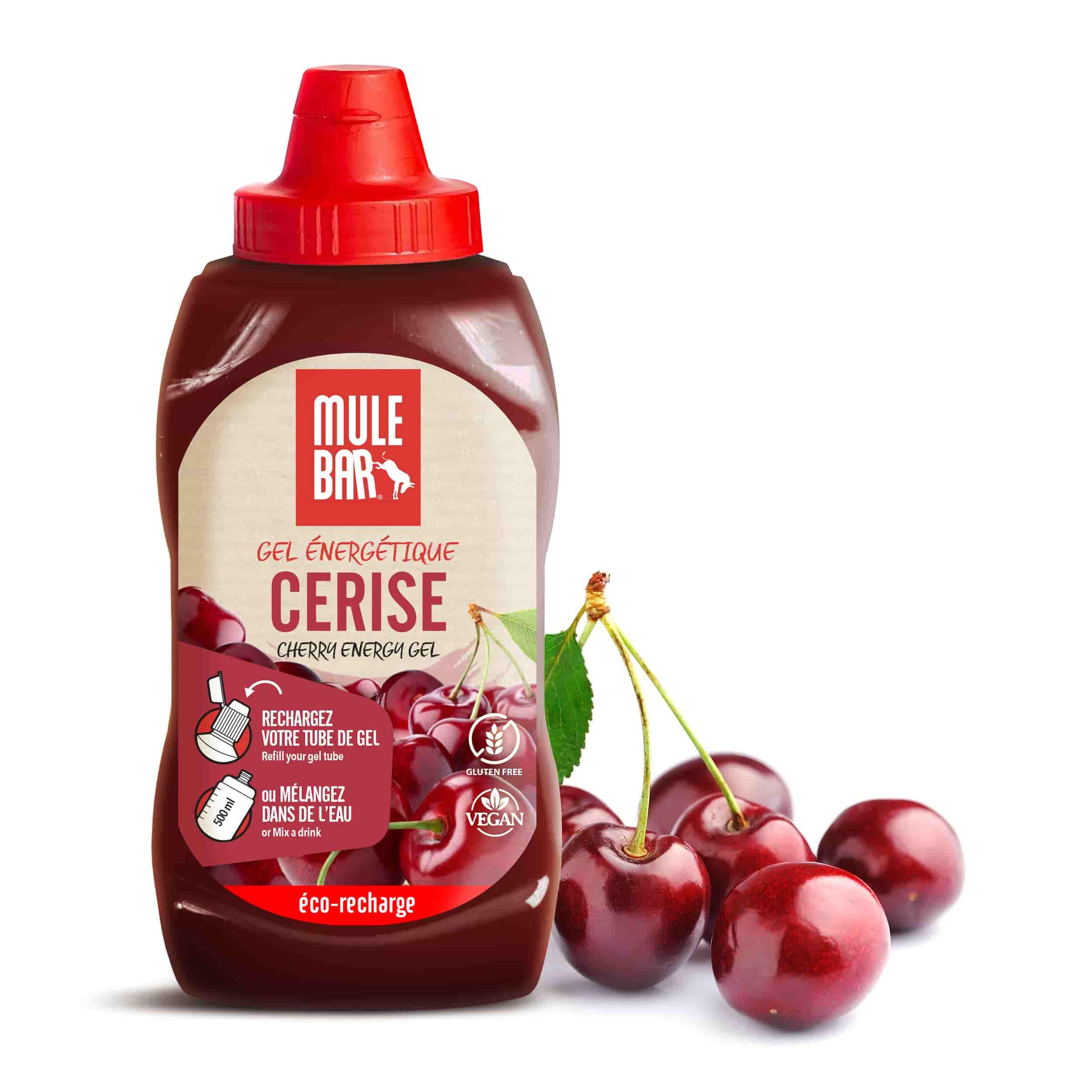 Gel énergétique - vegan - avec bouchon refermable - sans gluten - 37g - Cerise 7/7
