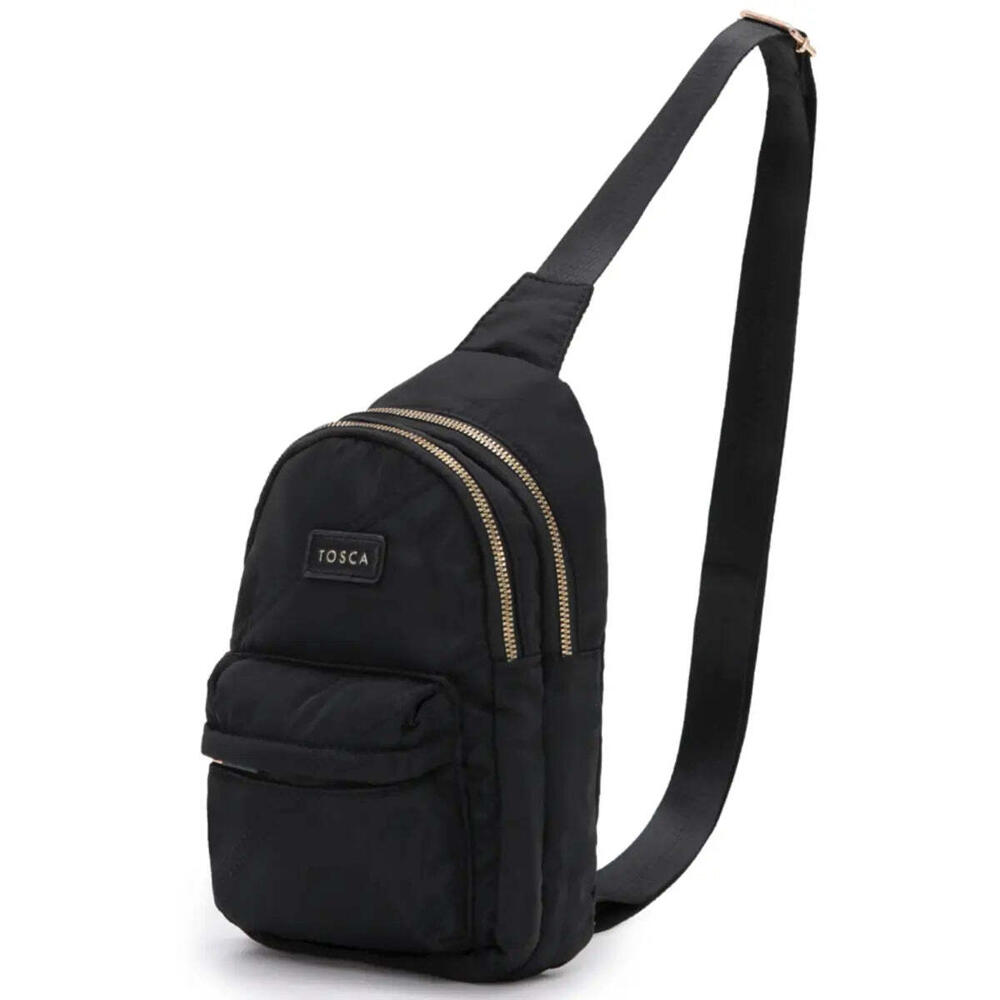 Tosca Harlow Slinger Bag - Black Stitch