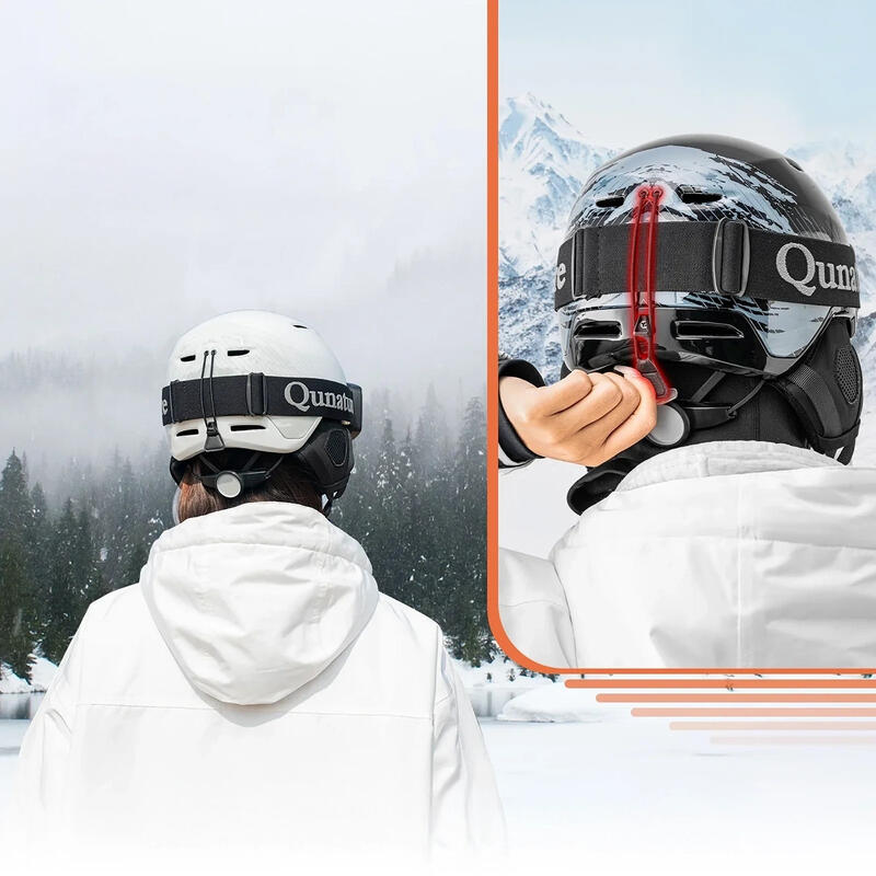 Dětská lyžařská helma Qunature s chrániči uší, snowboardová panda