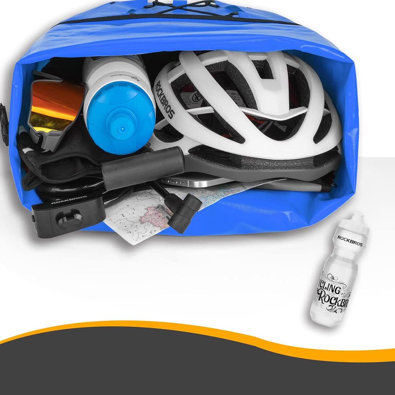 Rockbros wasserdichte Fahrradtasche 32l 7/7