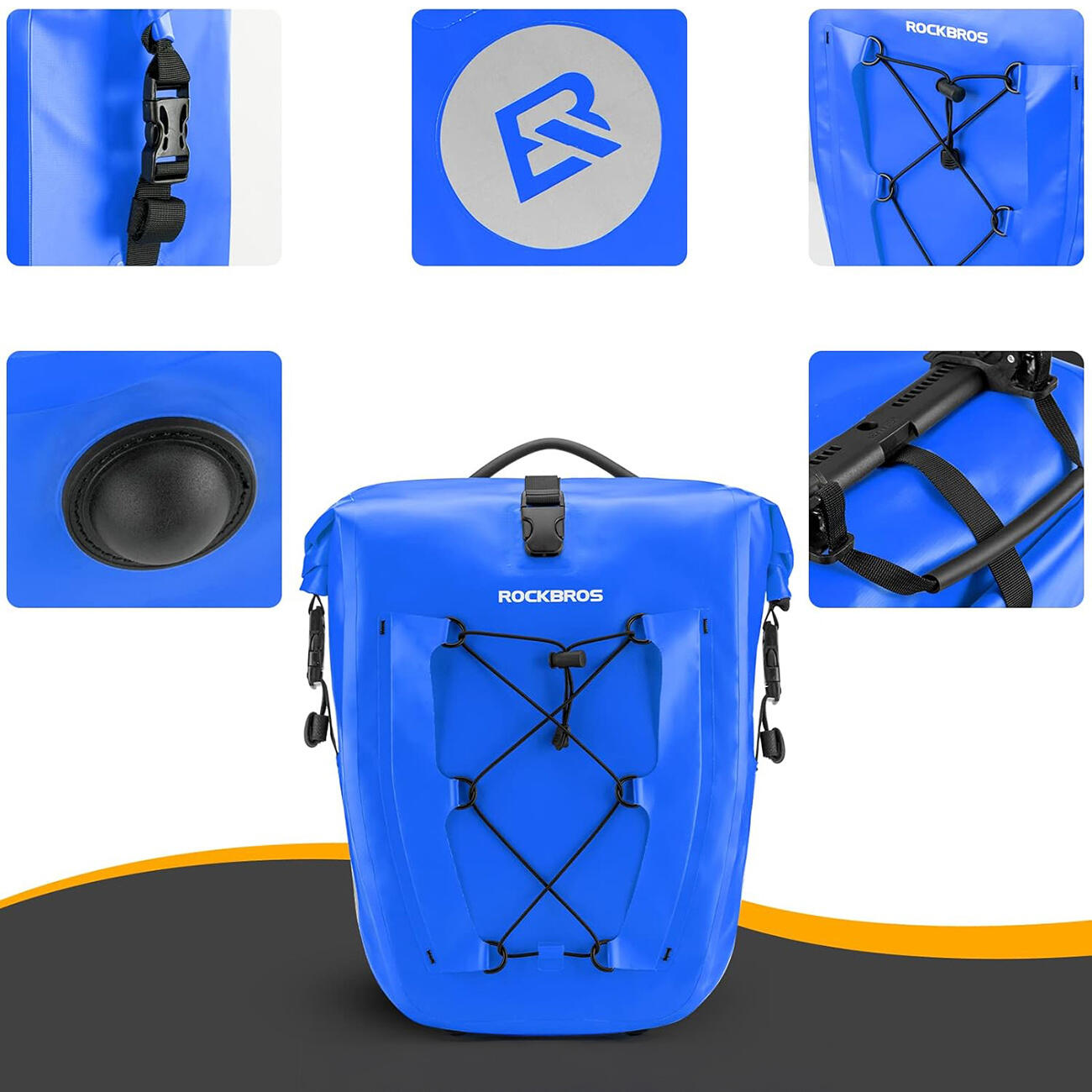 Rockbros wasserdichte Fahrradtasche 32l 5/7