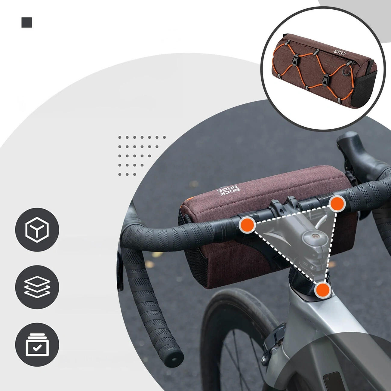 Stuurlint voor racefietsen, antislip, schokabsorberend, 2 rollen Stuurlint voor racefietsen, antislip, schokabsorberend, 2 rollen
