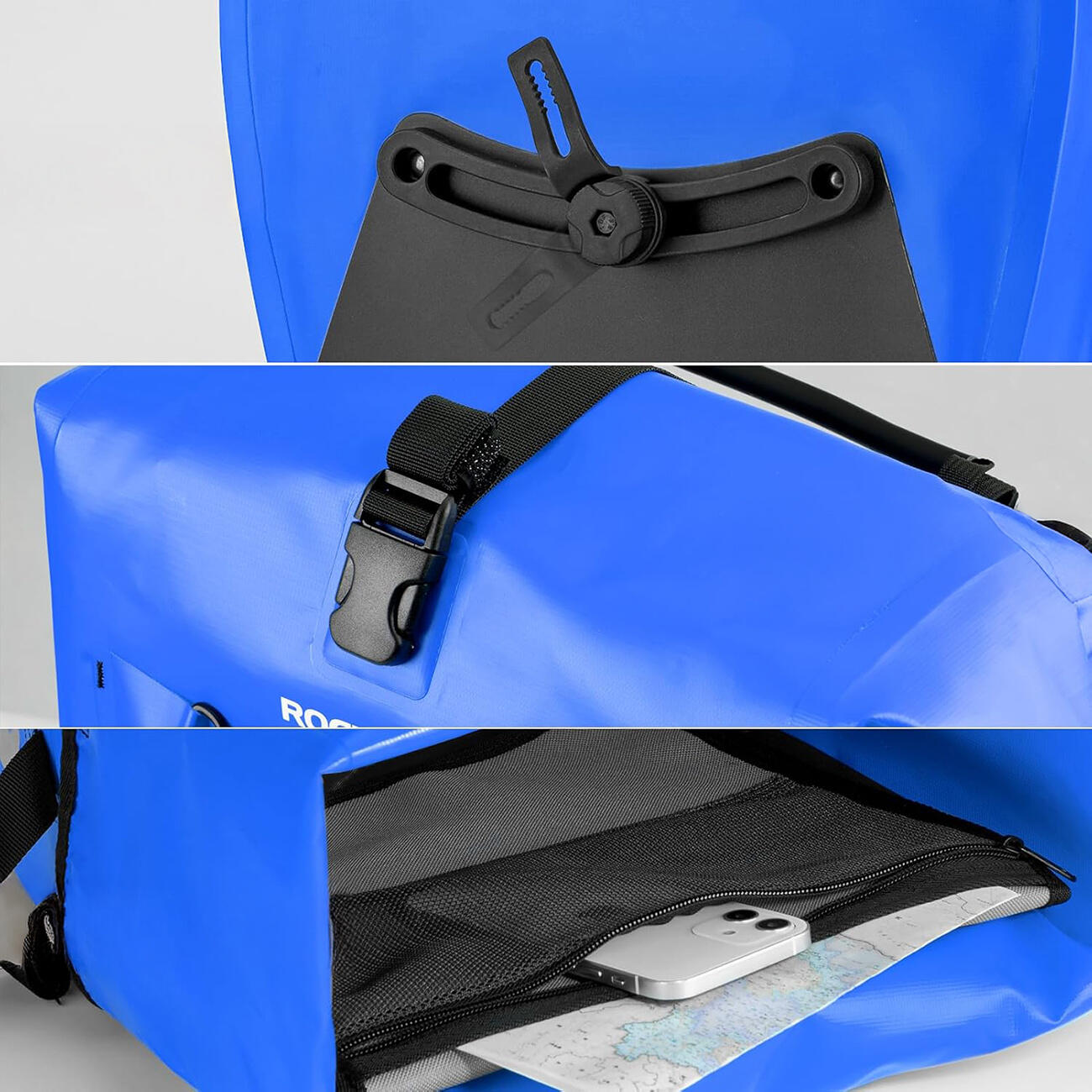 Rockbros wasserdichte Fahrradtasche 32l 4/7