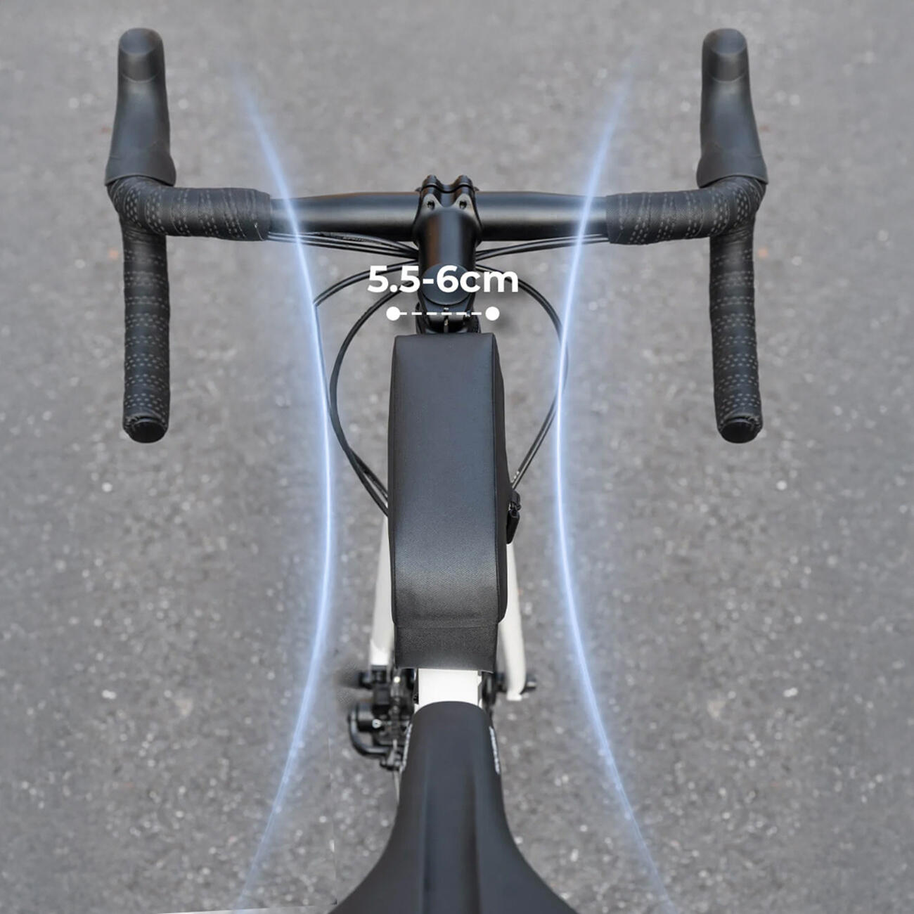 Rockbros Waterdichte Fietsframetas met Magnetische Sluiting, 0,9 l 5/7