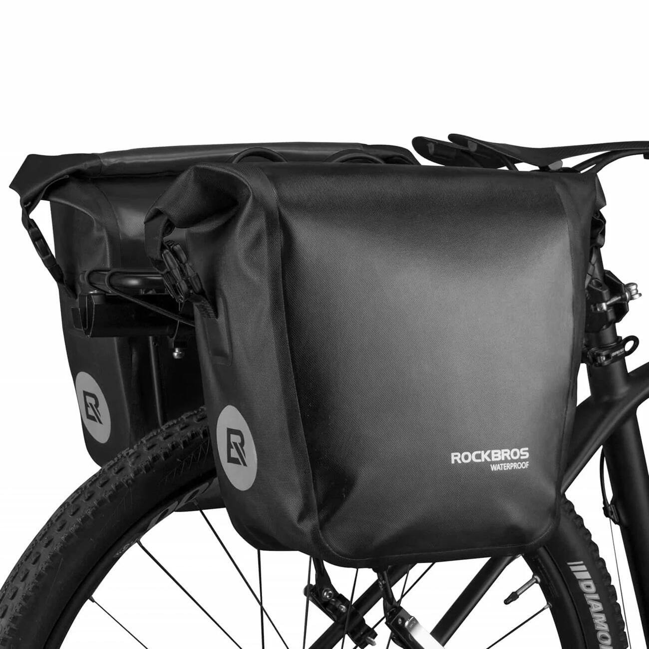 Rockbros waterdichte fietstas met schouderriem, 14 liter 3/7