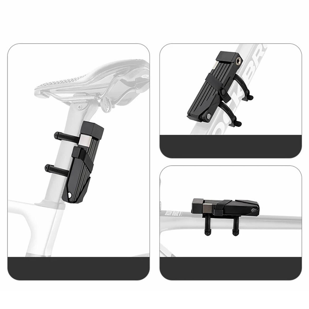 Rockbros sleutelloos fietsslot met handvat, opvouwbaar, 88 cm 3/7