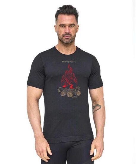 Koszulka męska z krótkim rękawem wełniana Brubeck OUTDOOR WOOL PRO