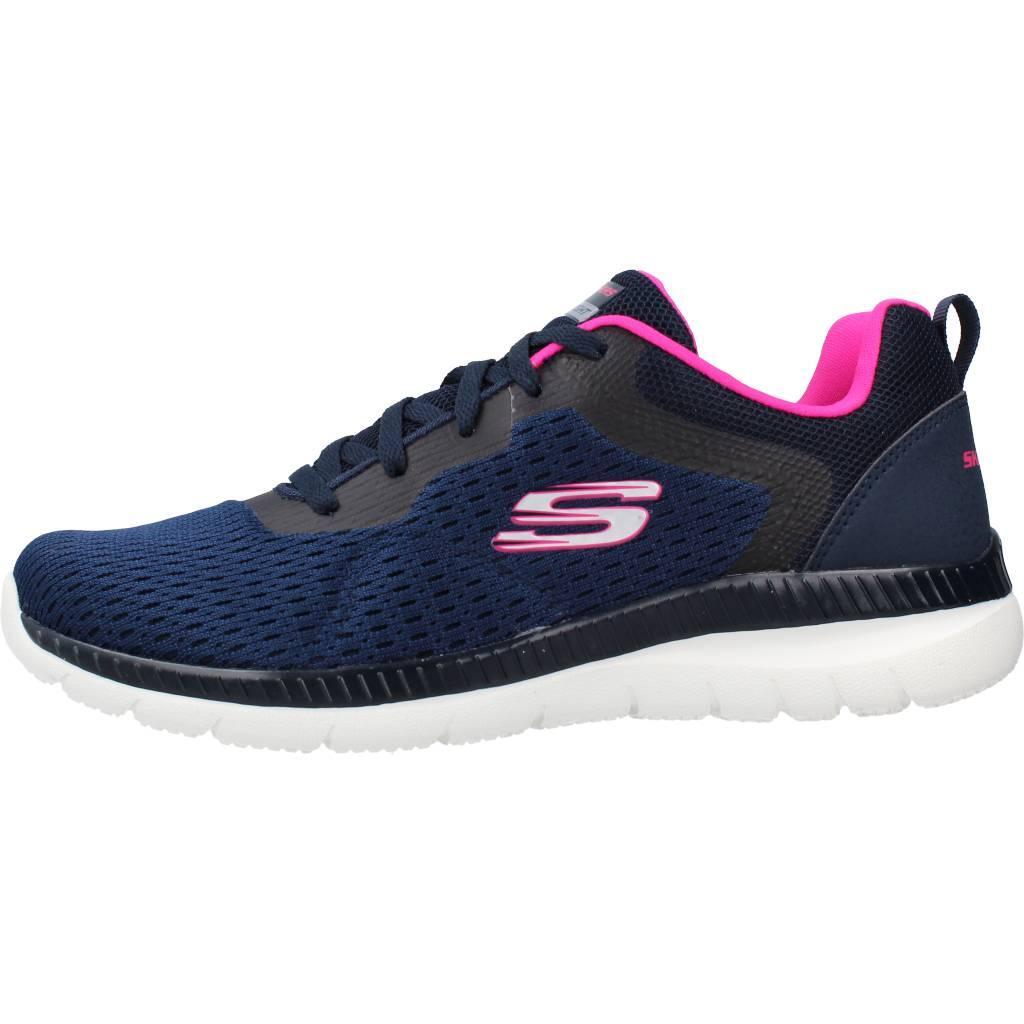 Ténis Skechers Modelo Bountiful-quick Path Cor Azul 2/5