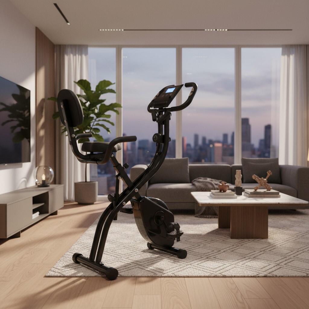 Opvouwbare Hometrainer X-Bike met Zitting FF 7/7
