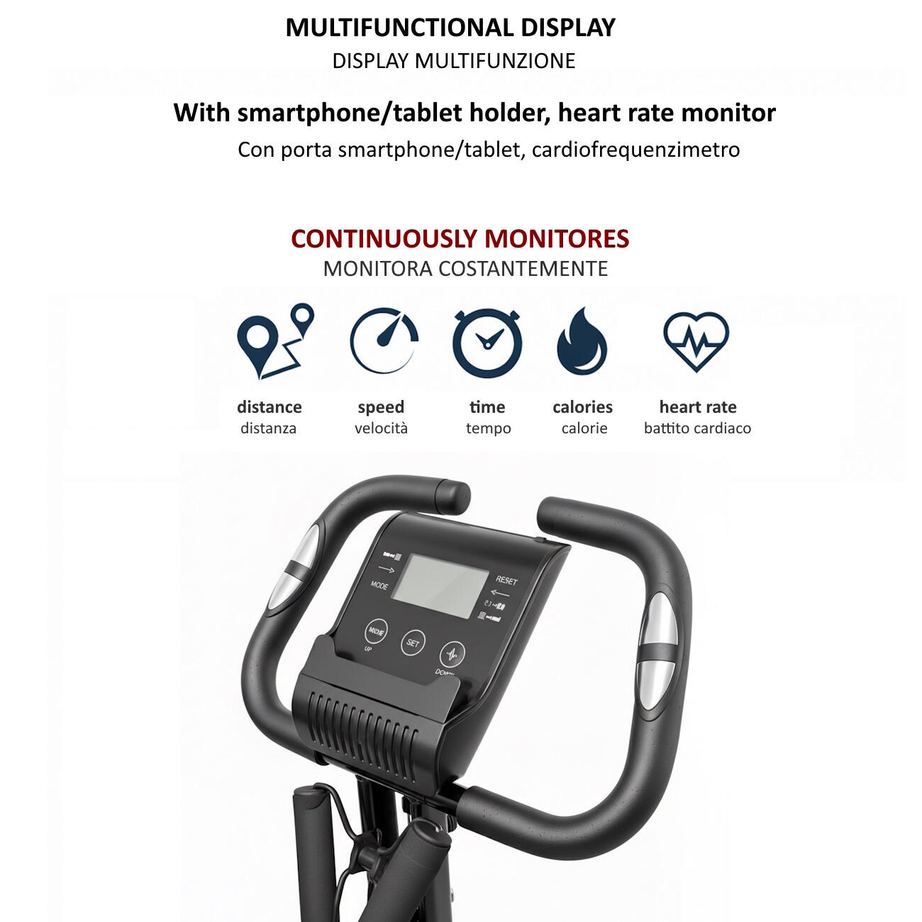 Opvouwbare Hometrainer X-Bike met Zitting FF 4/7
