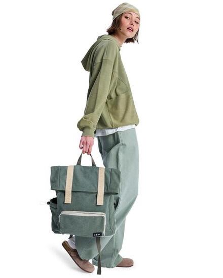 Mittelgroßer Rucksack SO FAR AWAY 15L Grün Frauen