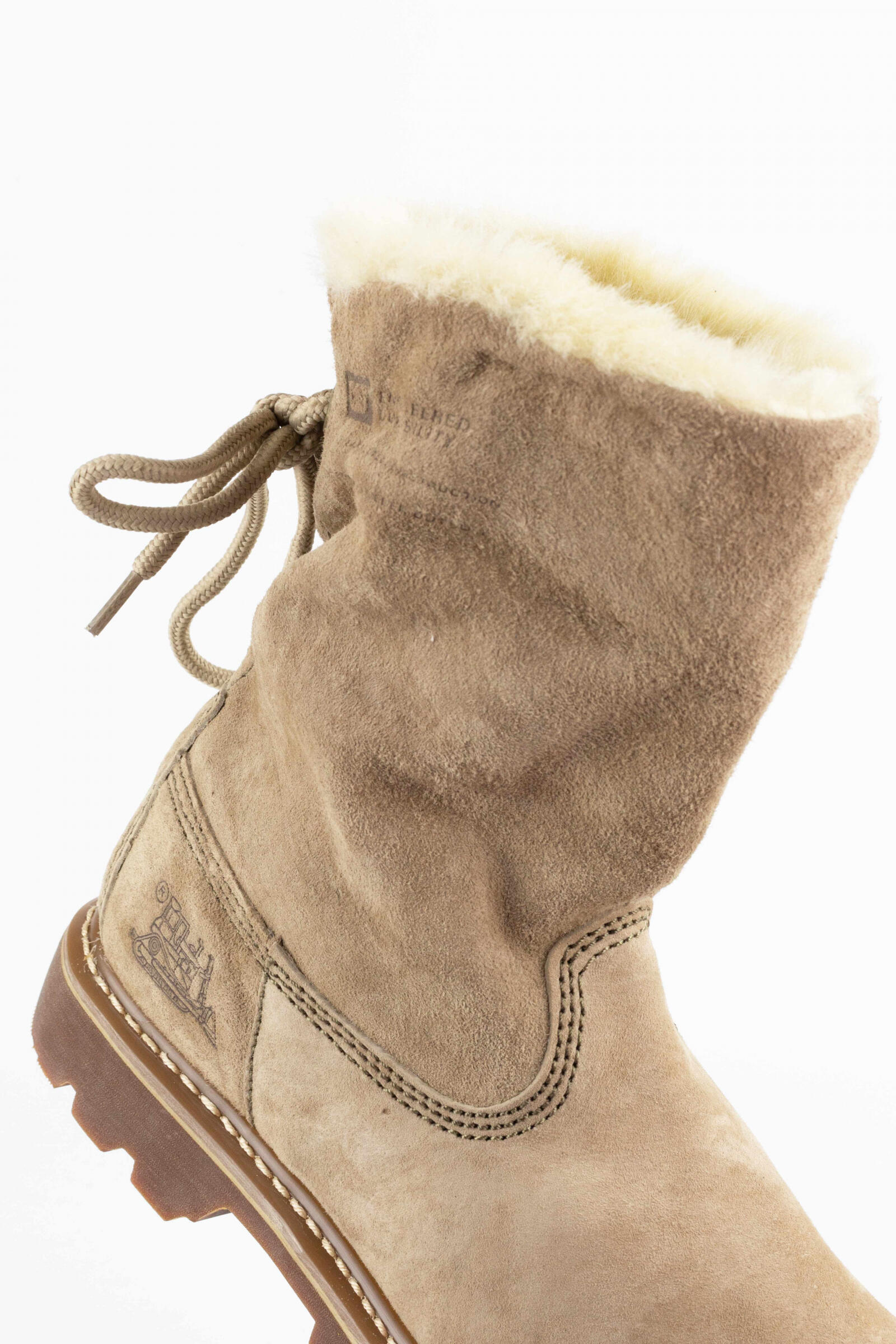 Caterpillar Botas Bruiser Scrunch Beige 4/4