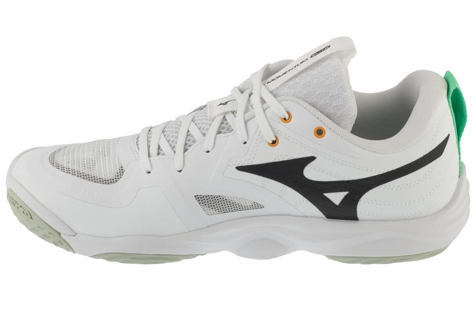 Chaussures de volley Mizuno Wave Momentum Elite Blanc et Vert 2/4