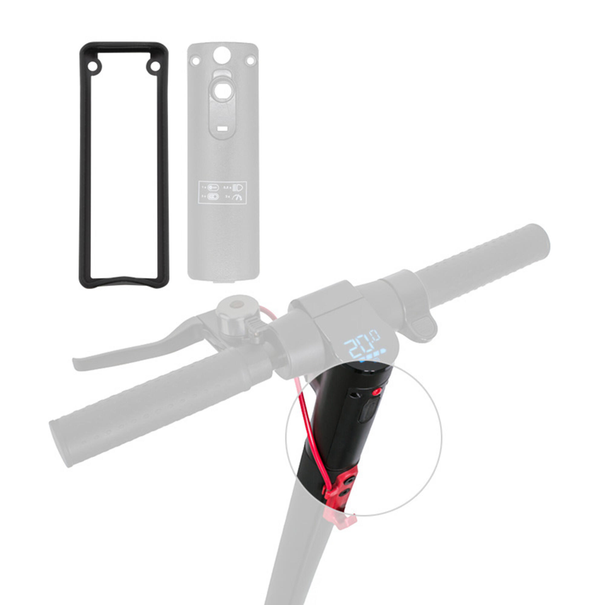 Junta WP002 luz frontal Wispeed T855 [Wispeed] 2/2