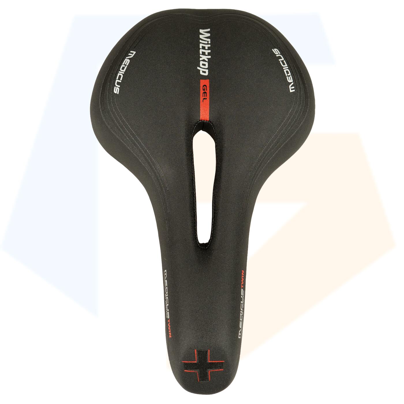 Medicus 1.0 Fahrradsattel – Herren-Trekkingsattel – Schwarz 5/7