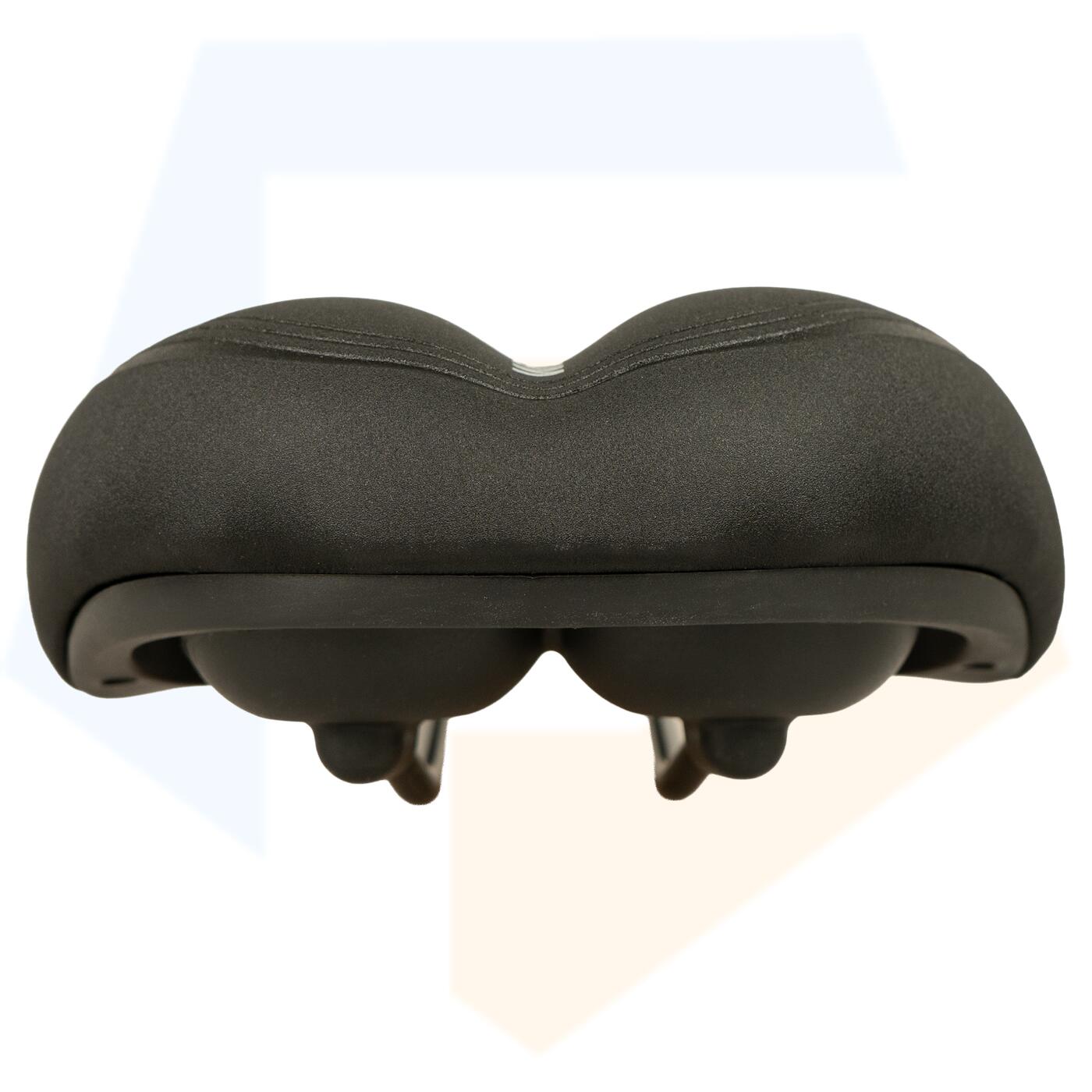 Medicus 1.0 Fahrradsattel – Herren-Trekkingsattel – Schwarz 7/7