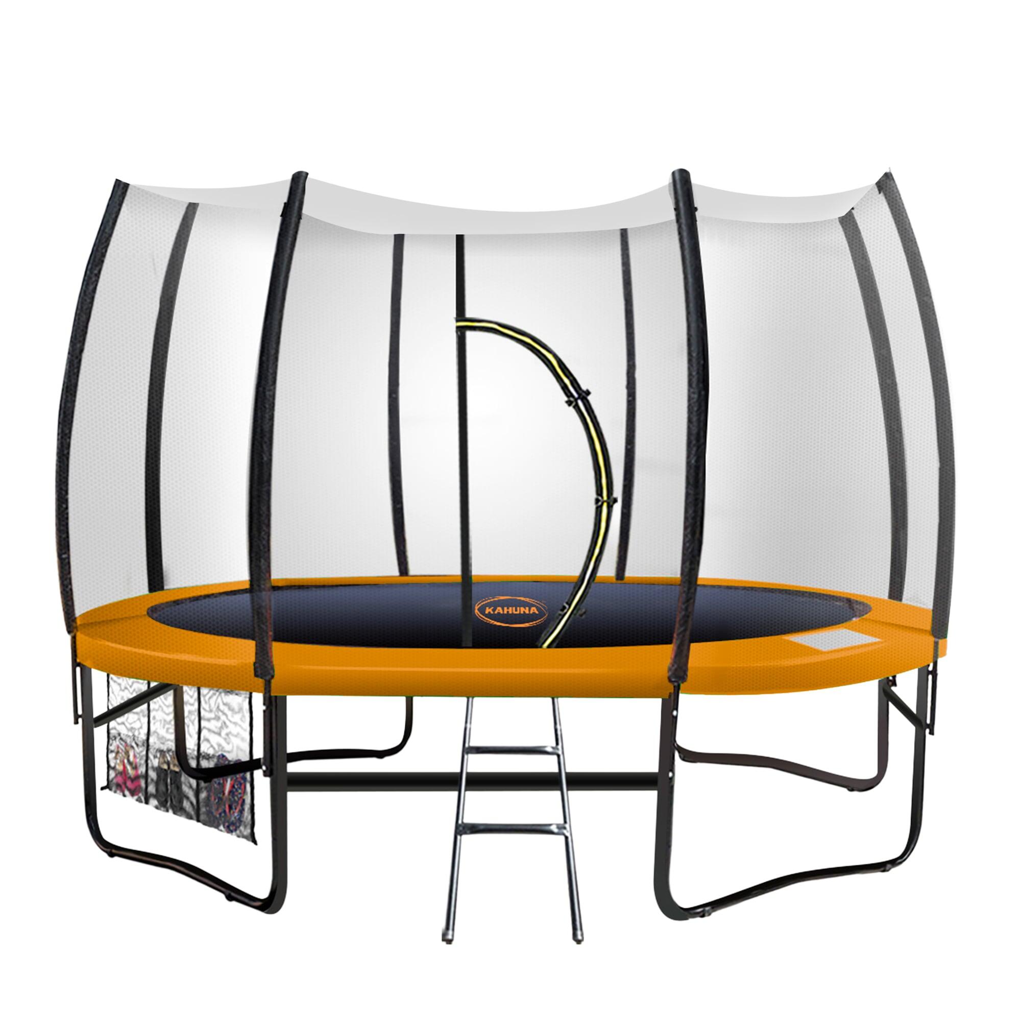 Kahuna Springless Trampoline with Basketball Set