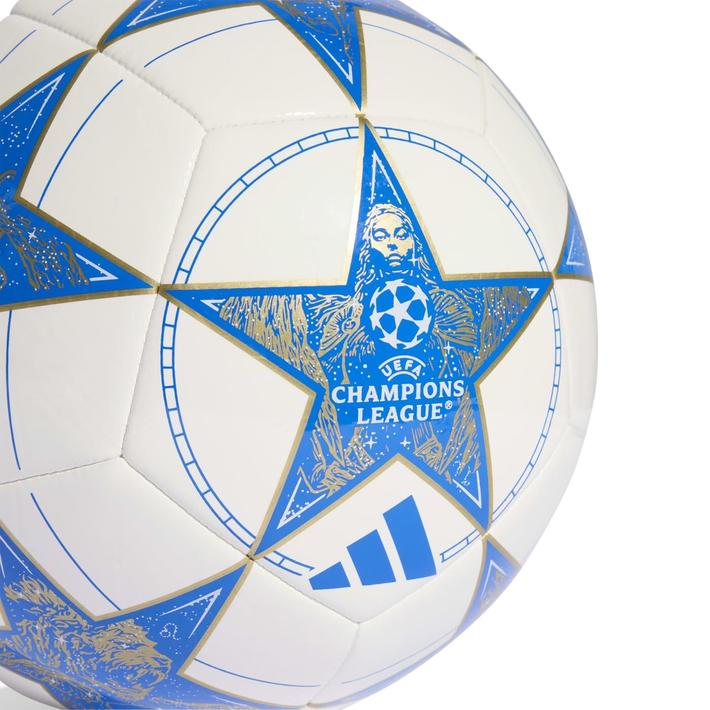 Ballon de football Ligue des champions UEFA 2026 Club Blanc et bleu Taille 3 3/4