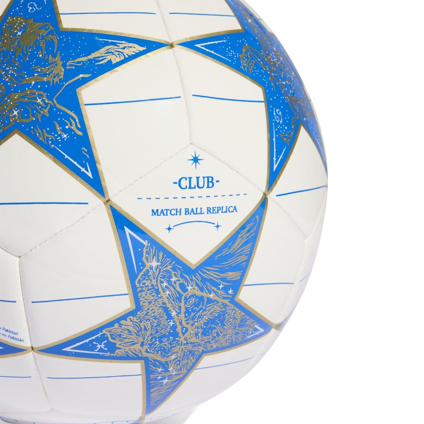 Ballon de football Ligue des champions UEFA 2026 Club Blanc et bleu Taille 4 4/4