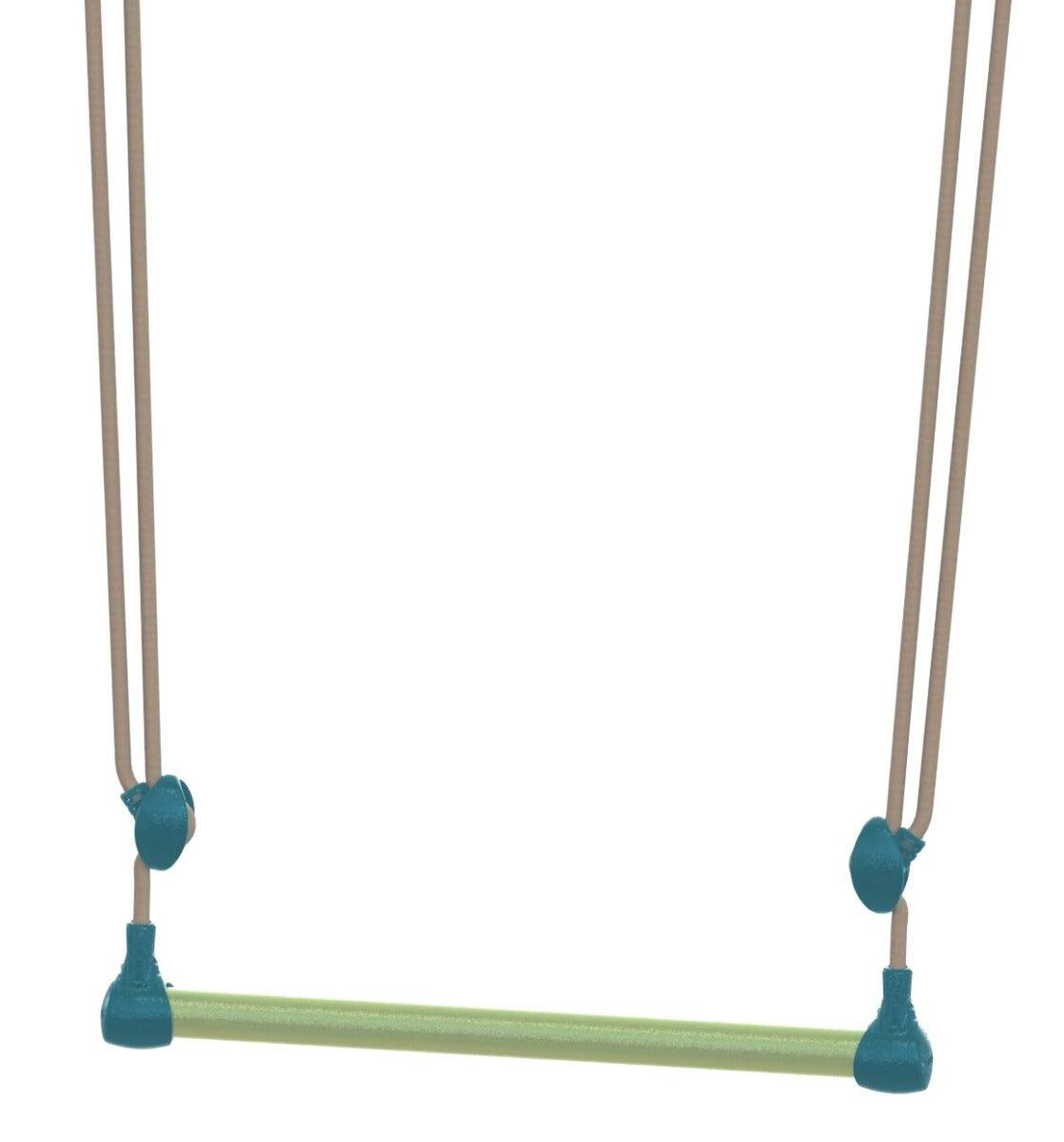 Trapèze métal bleu/vert pâle TRIGANO pour portique 1.90 / 2,50 m. 1/5