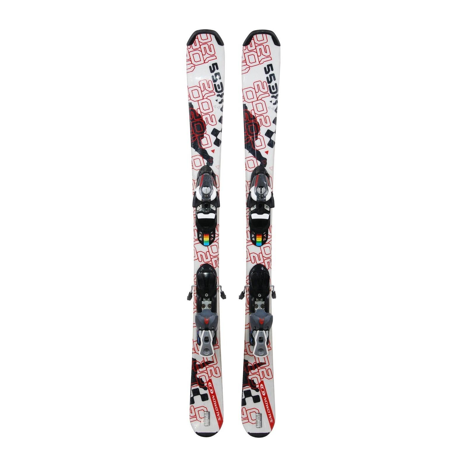 RECONDITIONNE - Mini Ski Salomon Axess + Fixations 1/4