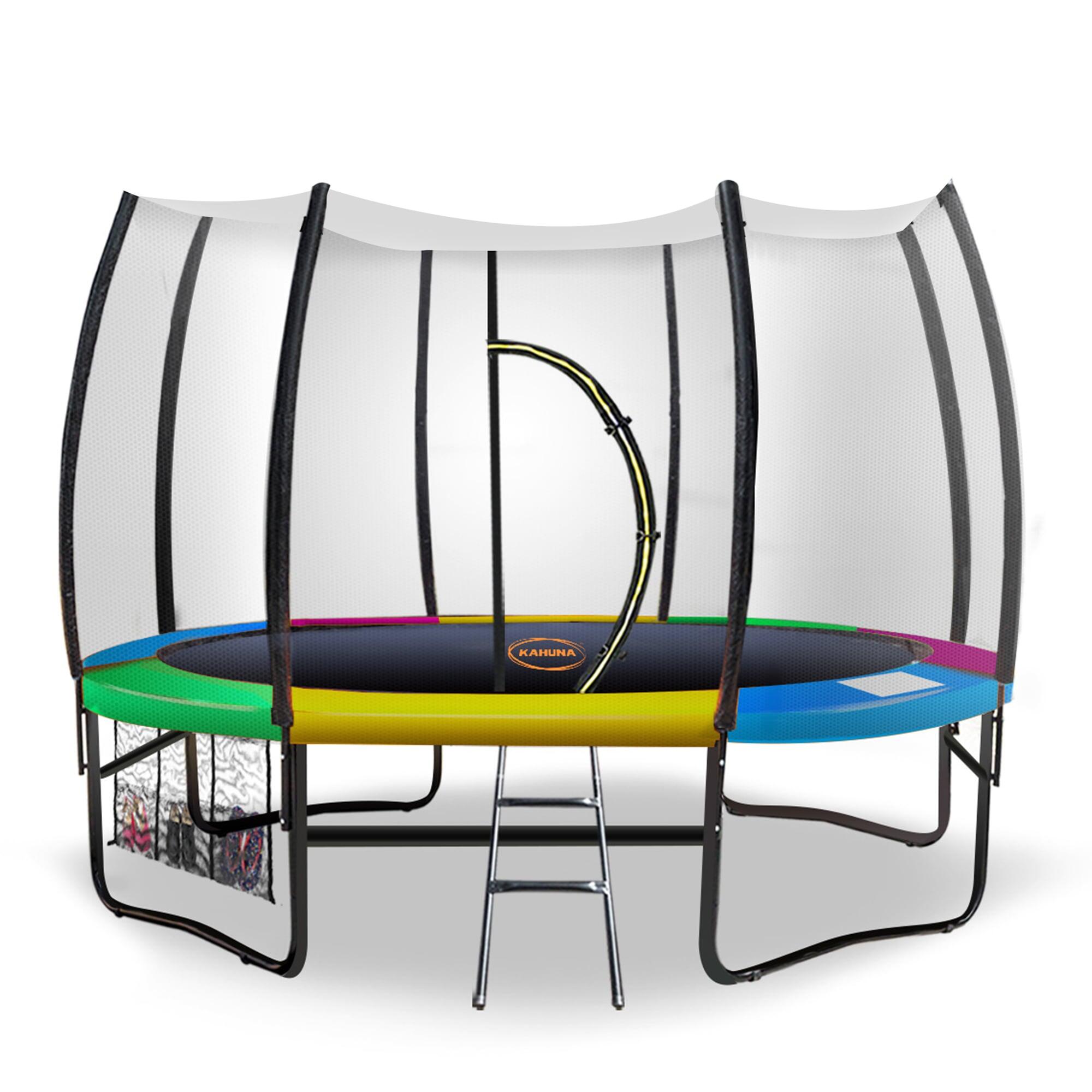Kahuna Twister Springless Trampoline - Rainbow