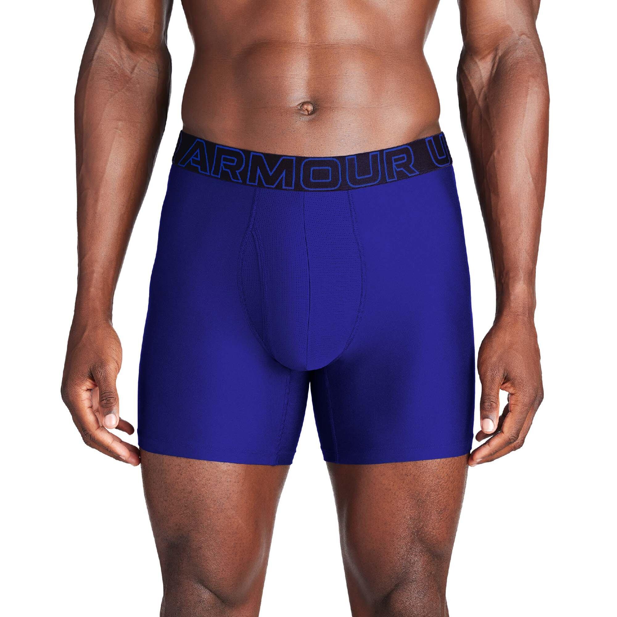 Boxer Uomini Confezione da 3 Aderente alla figura-UA PERFORMANCE TECH - SOLID 6 2/7