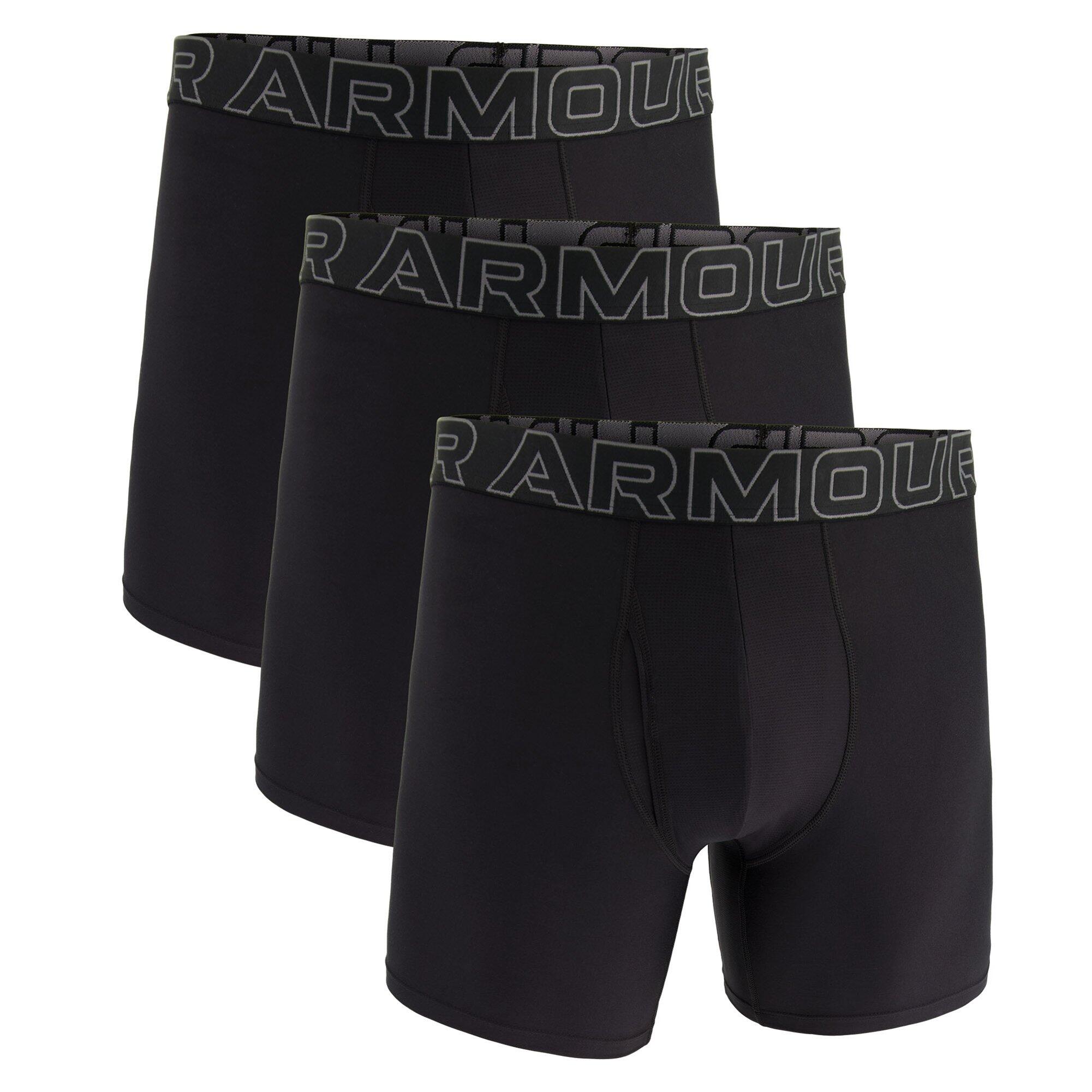 UNDER ARMOUR Pánské boxerky Perf Tech 6in, 3 ks