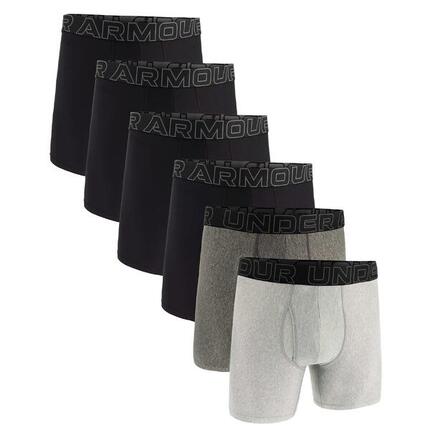 Boxershort Herren 6er Pack Figurbetont-UA PERFORMANCE TECH - SOLID 6 IN 6PK