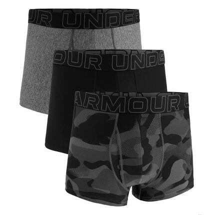 Boxershort Herren 3er Pack Figurbetont-UA PERFORMANCE TECH - PRINT 3 IN 3PK