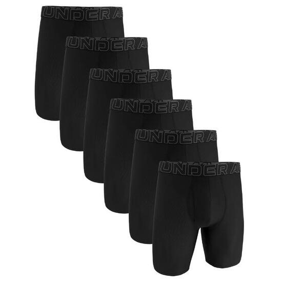 Boxershort Herren 6er Pack Figurbetont-UA PERFORMANCE TECH MESH -SOLID 9 IN 6PK