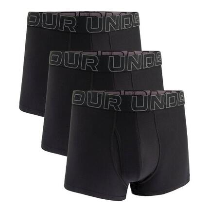 Boxershort Herren 3er Pack Figurbetont-UA PERFORMANCE TECH - SOLID 3 IN 3PK