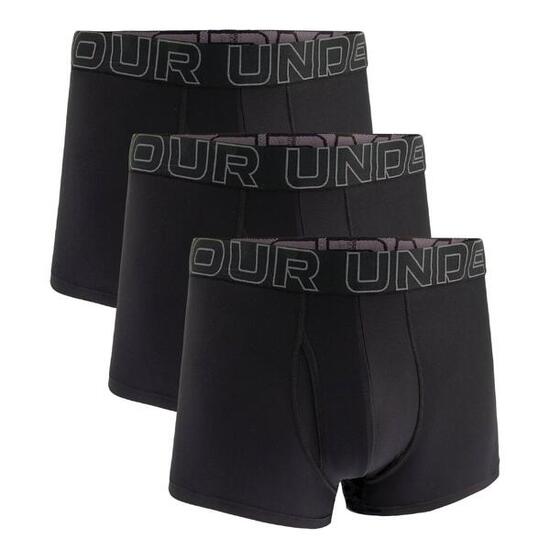 Boxershort Herren 3er Pack Figurbetont-UA PERFORMANCE TECH - SOLID 3 IN 3PK