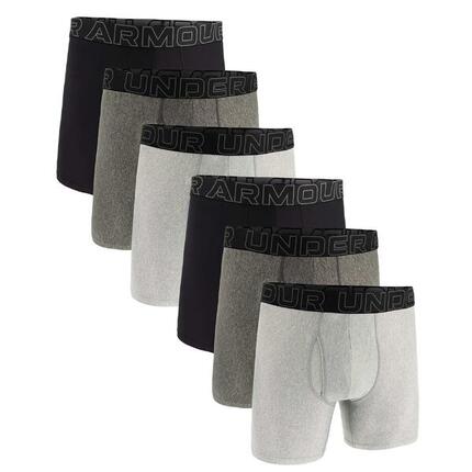 Boxershort Herren 6er Pack Figurbetont-UA PERFORMANCE TECH - SOLID 6 IN 6PK