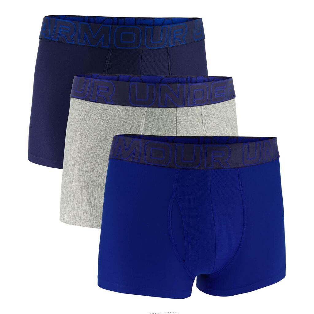 Boxer shorts Men Pack of 3 Figure hugging-UA PERFORMANCE TECH - SOLID 3 IN 3PK