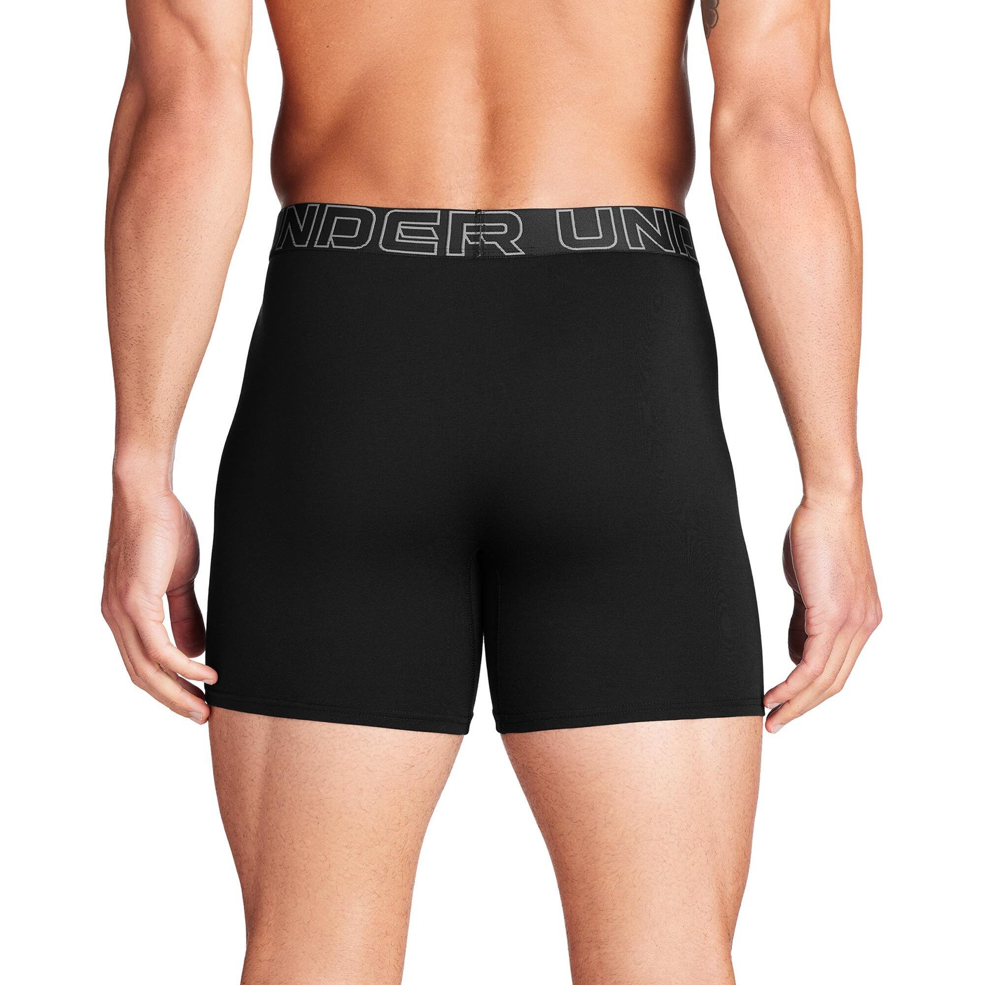 Boxershort Herren 6er Pack Figurbetont-UA PERFORMANCE COTTON - SOLID 6 IN 6PK 3/3