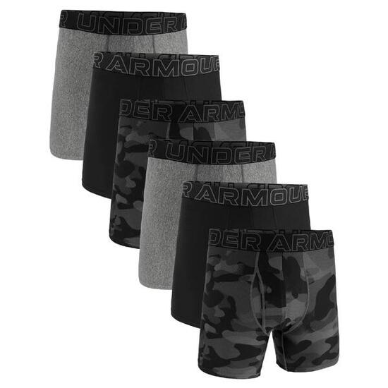 Boxershort Herren 6er Pack Figurbetont-UA PERFORMANCE TECH - PRINT 6 IN 6PK