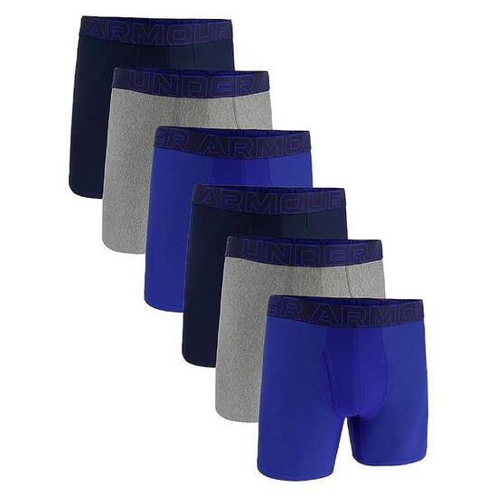 Boxershort Herren 6er Pack Figurbetont-UA PERFORMANCE TECH - SOLID 6 IN 6PK
