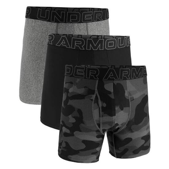 Boxershort Herren 3er Pack Figurbetont-UA PERFORMANCE TECH - PRINT 6 IN 3PK