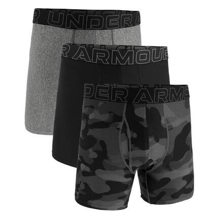 Boxershort Herren 3er Pack Figurbetont-UA PERFORMANCE TECH - PRINT 6 IN 3PK