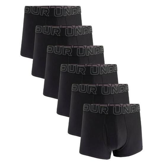 Boxershort Herren 6er Pack Figurbetont-UA PERFORMANCE TECH - SOLID Solid 3" 6PK
