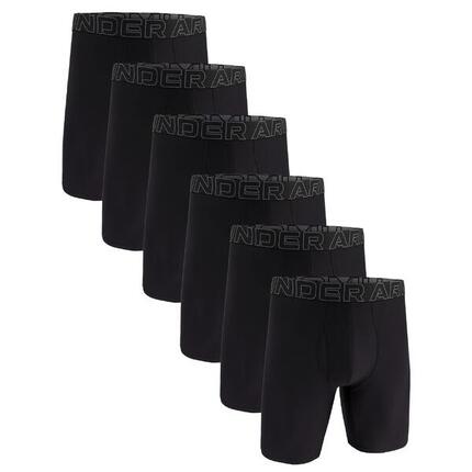 Boxershort Herren 6er Pack Figurbetont-UA PERFORMANCE TECH - SOLID 9 IN 6PK